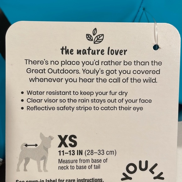 NWT Youly rain coat - Picture 7 of 7